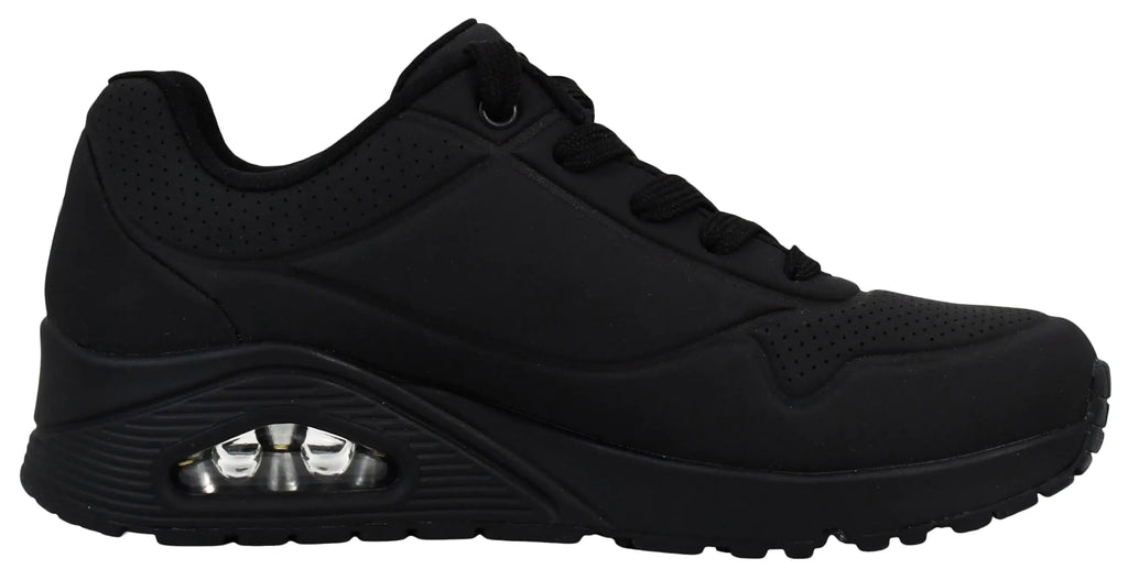 Skechers Womens Uno - Night Shades 11 Black/Black