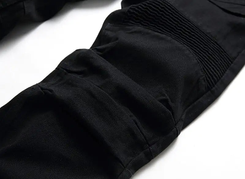 Vaqueros ajustados negros para hombre