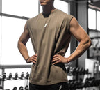 Mens Dri fit  Sleeveless Fitness T-Shirt