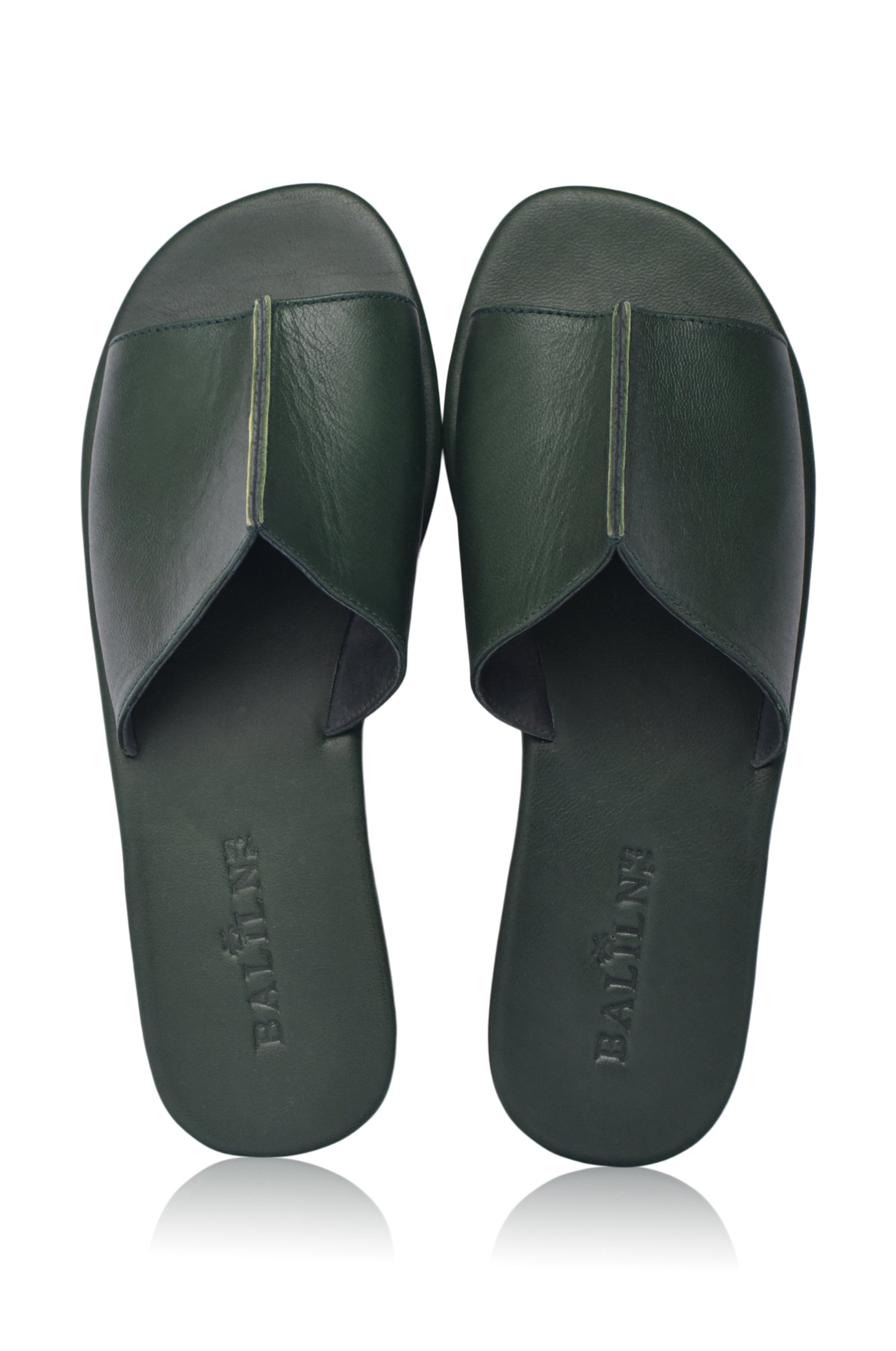 Bilbao Leather Slides