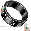 Gwenland Smart Ring Health Ring - Smart Rings for Women Men Fitness Tracker Ring with LED Display Screen Sleep Tracker Ring Compatible with iOS/Android Activity Tracker/Heart Rate/SpO2/Sleep/Step