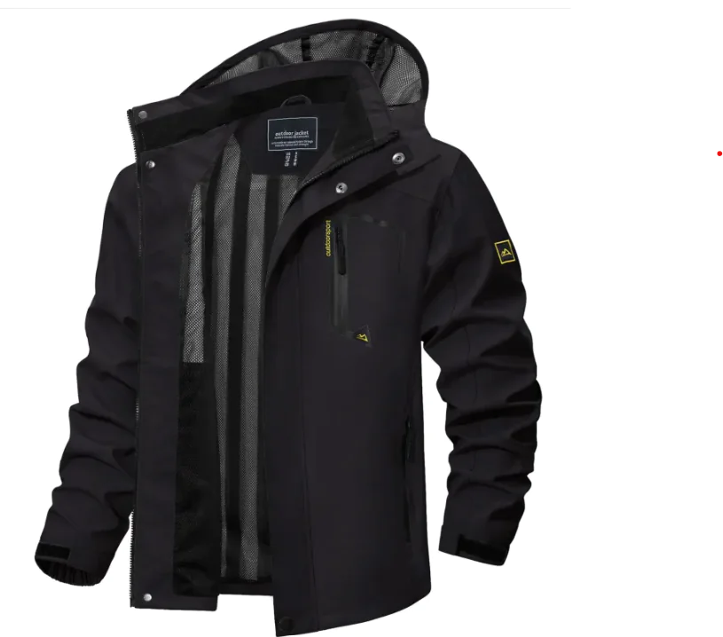 Men’s Windproof Hooded Puffer Jacket – FIT Series