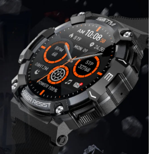 Multi-Function Smart Watch with Heart Rate, Sleep & Fitness Tracking for Men