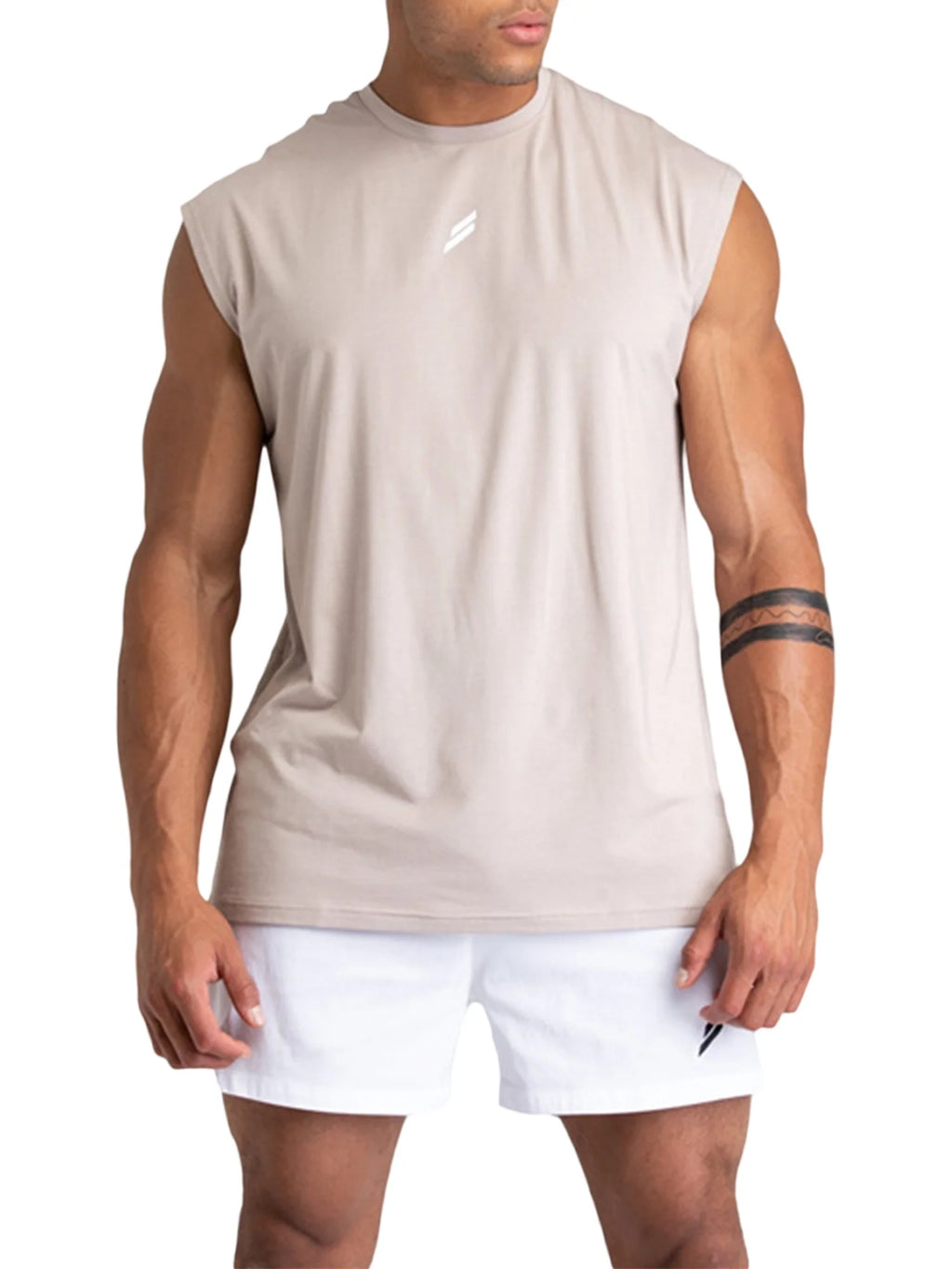 Mens Dri fit  Sleeveless Fitness T-Shirt