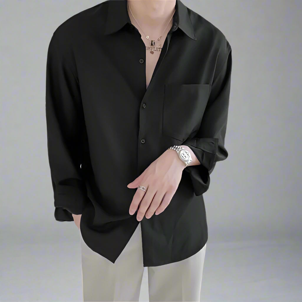 Casual Button Long Sleeve Shirt