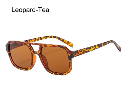 Vintage Rectangle UV400 Sunglasses