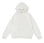 Men's Loose Fit Solid Color Sport Pullover Hoodie