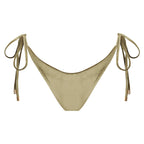 Thin Tie Side Bikini Bottom-Velvet Green