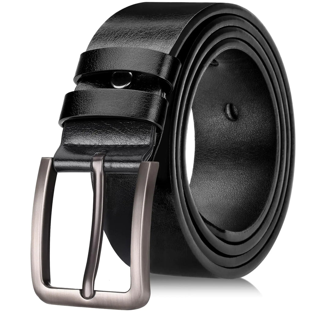 maikun Cinturón casual para hombre, cinturón de cuero para hombre
