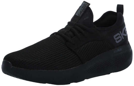 Skechers Herren Go Run Elevate-Valor 2.0 Sneaker, Schwarz/Schwarz, 14