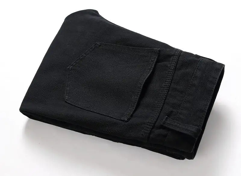 Vaqueros ajustados negros para hombre