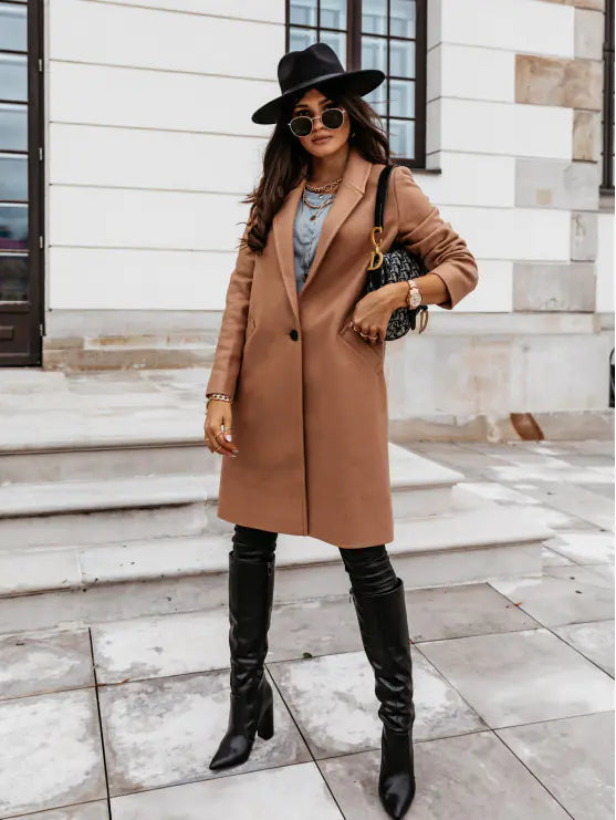 Stylish Winter Wool Coat for Cold Weather Wear