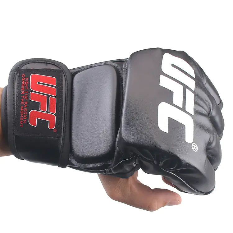 Half-finger gloves MMA boxing gloves adult (Pair)