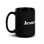 Taza negra brillante