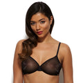 Sheer Molded Bra Gossard Glossies Black