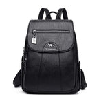 Vintage Soft Leather Women's Backpacks
