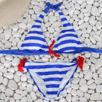 Women's Striped. Bikini Swimwear