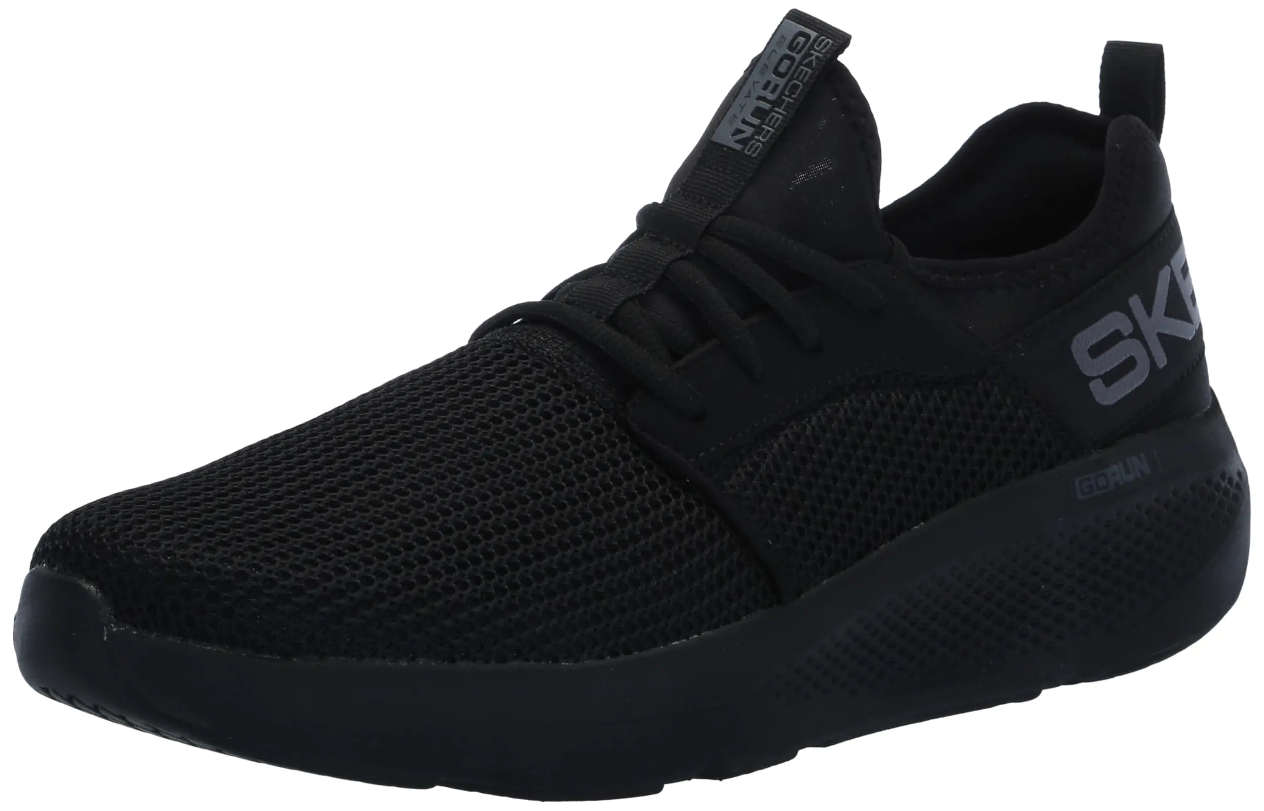 Skechers Mens Go Run Elevate-Valor 2.0 Sneaker Black/Black 14