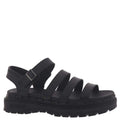 Skechers Womens Platform Fisherman Sandal Black/Black 5