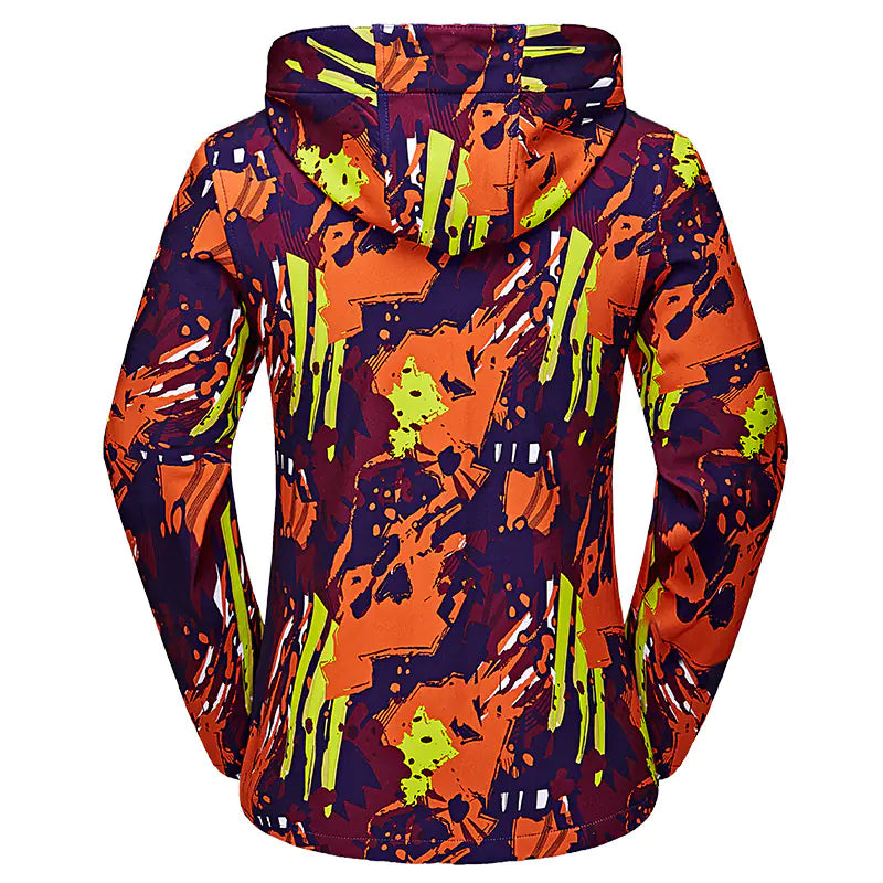 Outdoor Fleece Soft Shell Jackets for Couples (Camo)