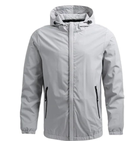 Printed Outdoor Jacket, Windbreaker, Casual Coat