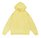 Men's Loose Fit Solid Color Sport Pullover Hoodie