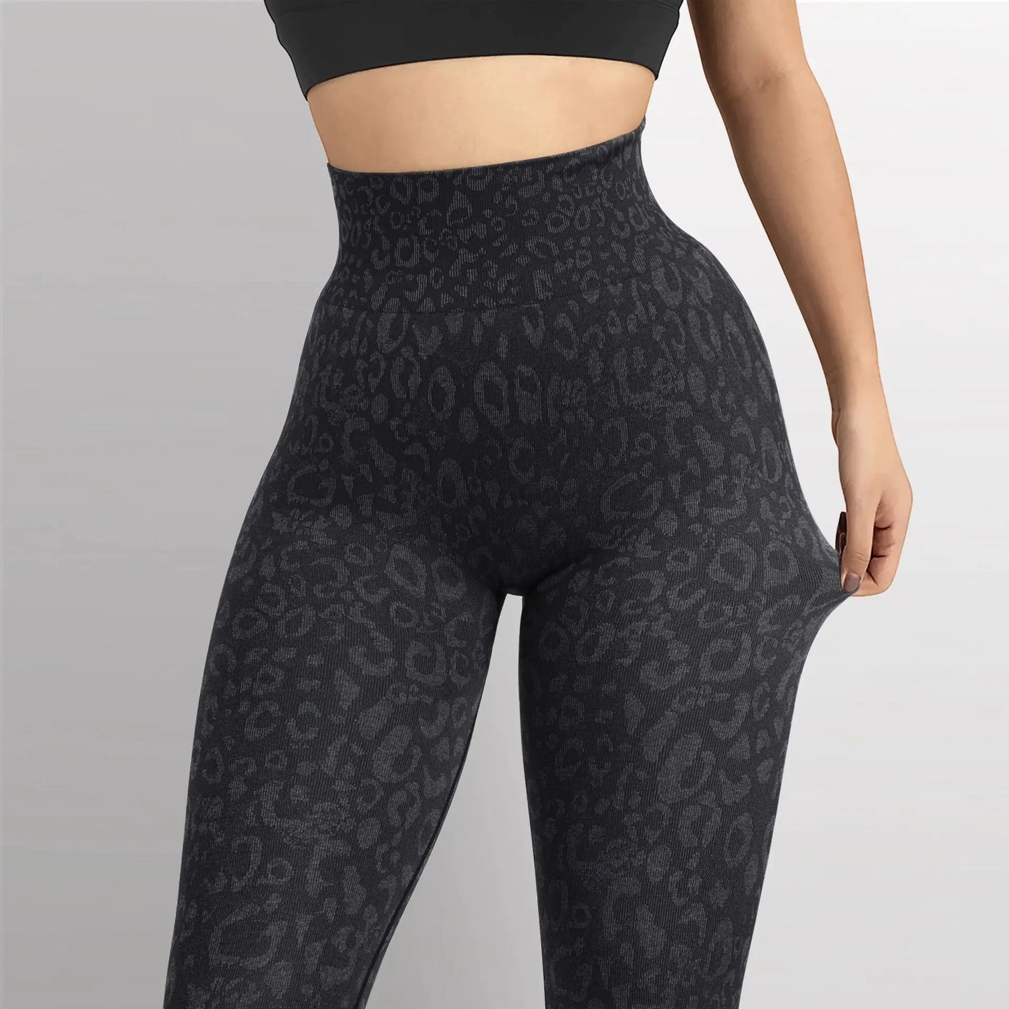Leopard Print High Waist Yoga Fitness Pants