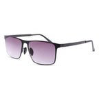 MIRYEA Outdoor-Lese-Sonnenbrille für Männer und Frauen, getönte Vollglas-Sonnenbrille, Lesebrille mit komfortablem Federscharnier, getönte Schattierungen, Presbyopische Vergrößerungsbrille, klassische rechteckige Sportbrille, nicht bifokal