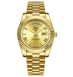 Fashion Men's Quartz Watch with Solid Stainless Steel Strap