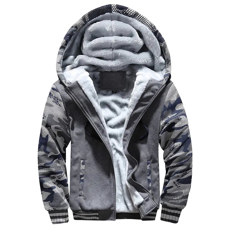 Men's Thickened Velvet Sports Padded Coat
