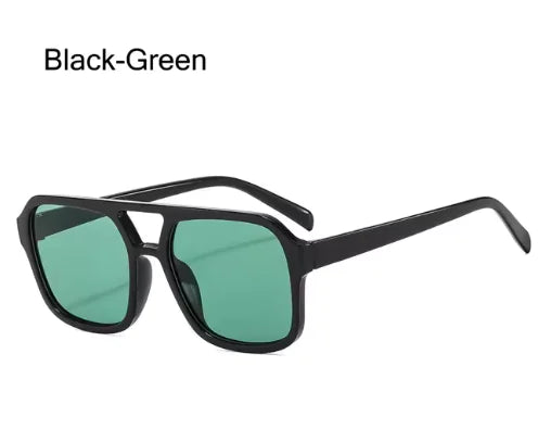 Vintage Rectangle UV400 Sunglasses