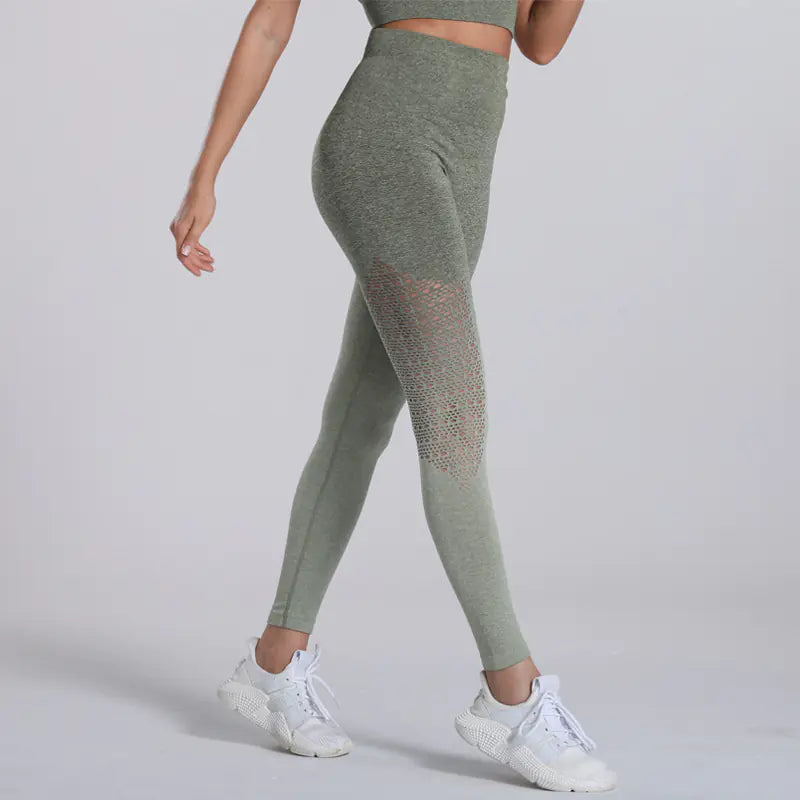 Seamless Quick-Drying Hip-Lifting Fitness Tights
