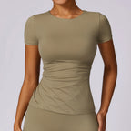 Activewear Yoga Short Sleeve Top