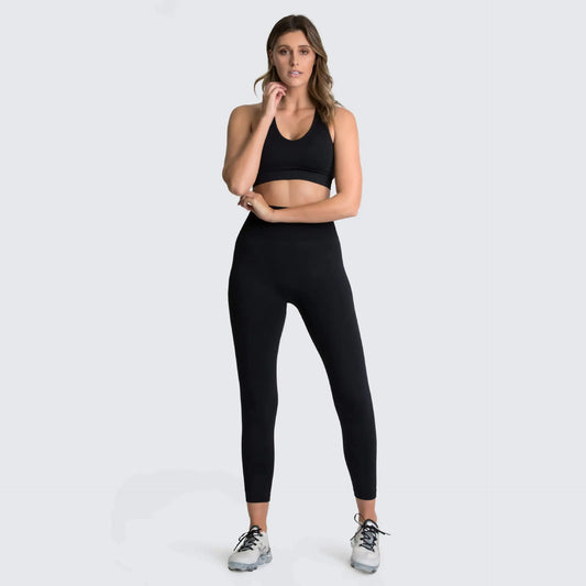 Seamless Knit Yoga Set for Women - Activewear Outfit