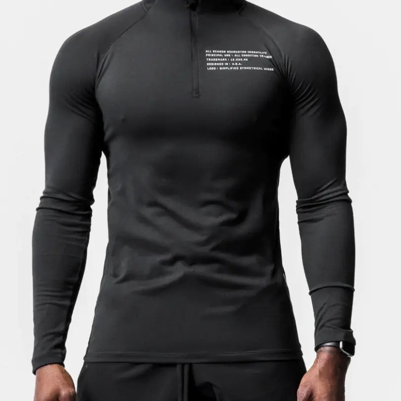 Men's Fleece Running Training Long Sleeve Shirt