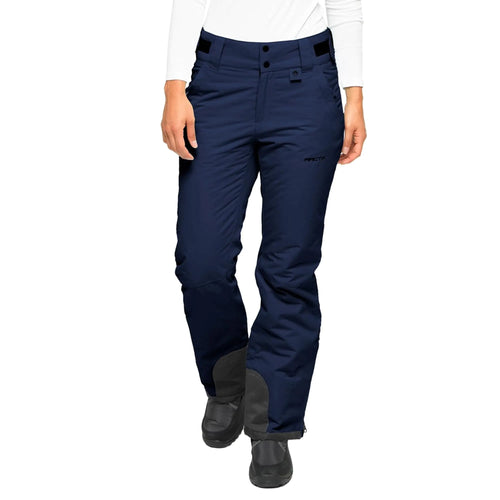 Pantalones de nieve aislantes Arctix para mujer, color azul noche, talla grande