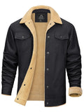 Mens Windproof Sherpa Jacket