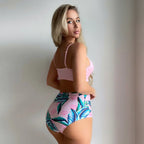 High-Waisted Sexy Printed Bikini Swimsuit