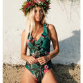 Women's Sexy Ruffled One-Piece Swimsuit