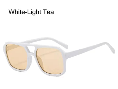 Vintage Rectangle UV400 Sunglasses