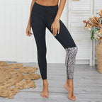 New Women's Leopard Print Yoga Set for Fitness