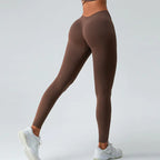 High Waist Seamless V Waist Yoga Pants for Women