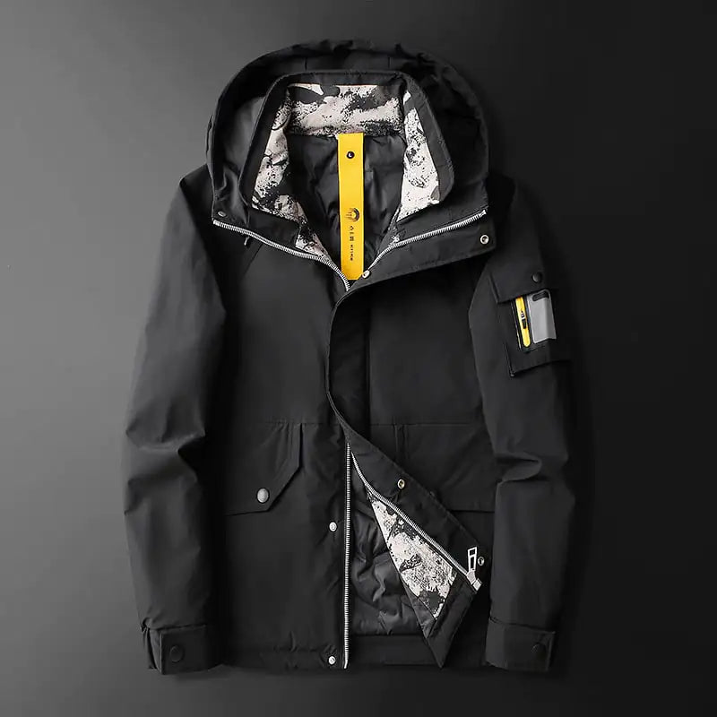 Ambrose Bulky Thick Hooded Padded Coat