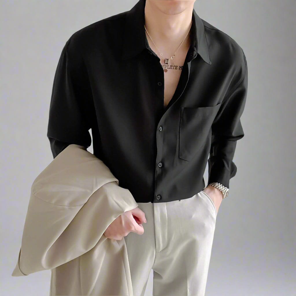 Casual Button Long Sleeve Shirt