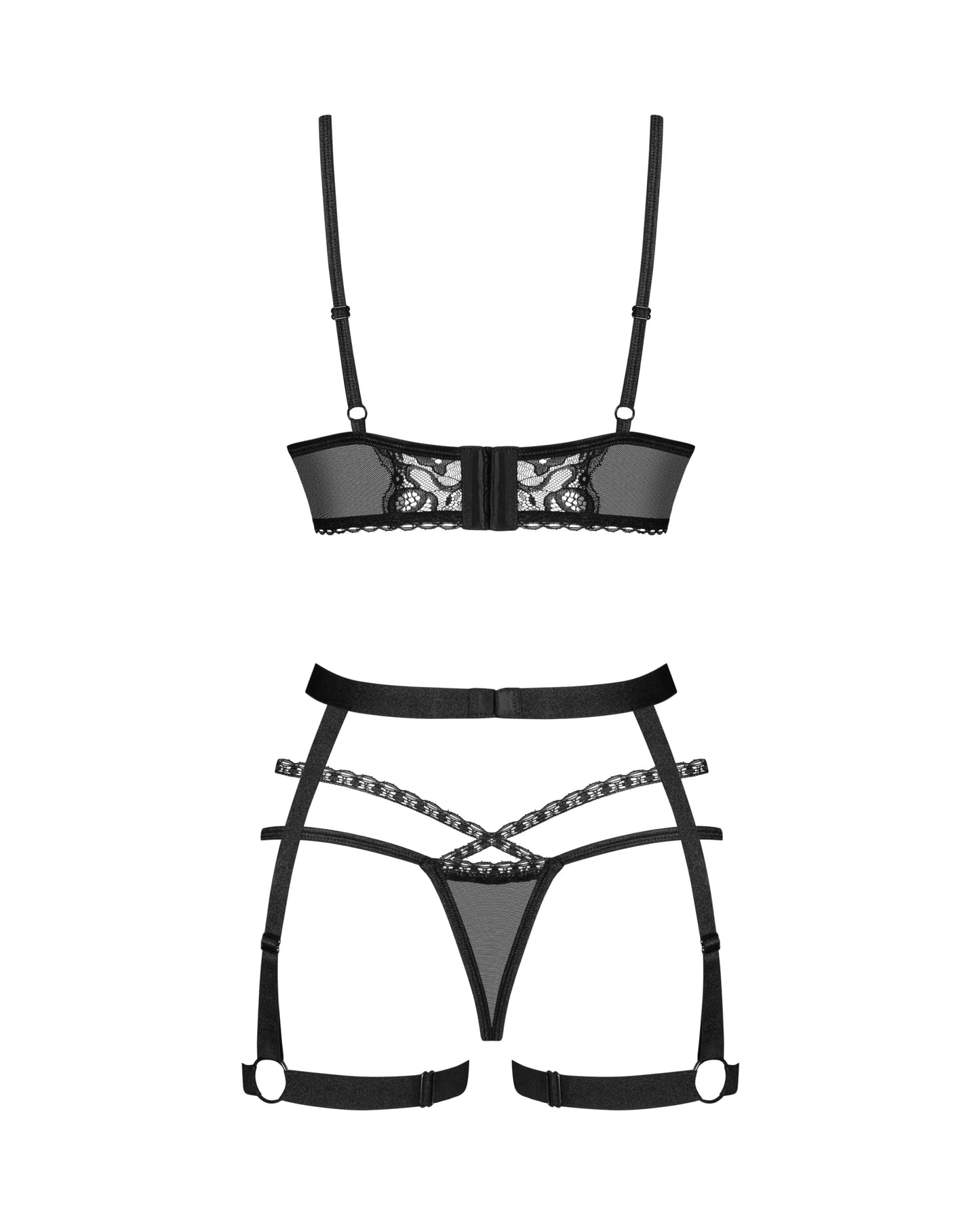 Bondage Inspired Lingerie Set Obsessive Blomentis