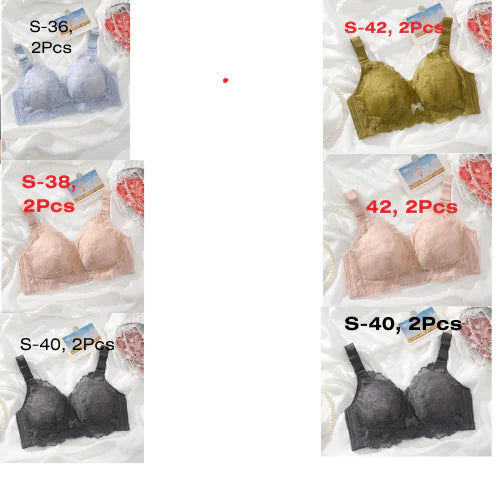 Luxury Lace Wireless Bra – 44key