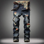 Dark Denim Washed & Repaired Premium Collection