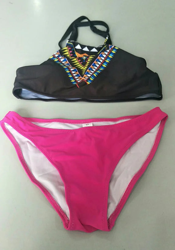 New Women's Two-Piece Bikini Swimwear Set