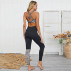 New Women's Leopard Print Yoga Set for Fitness