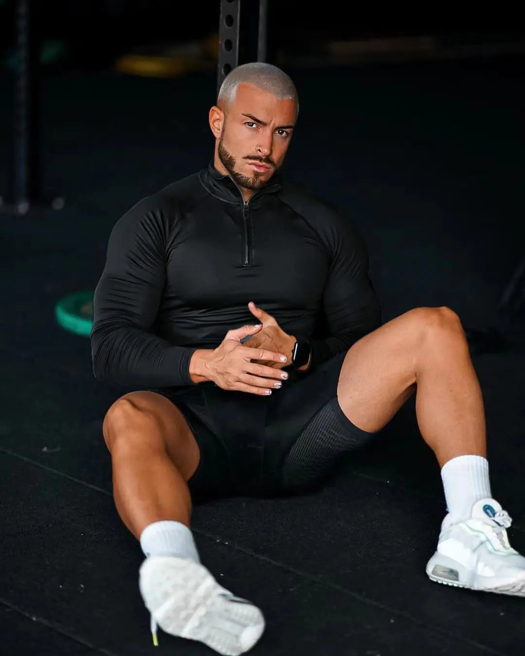 Half-Zip Fitness T-Shirt